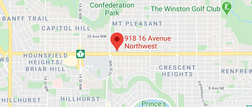 Mapa 918 16 Ave NW Calgary AB T2M 0K3 Polska