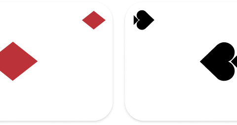 Karty klasyczne inline mobile