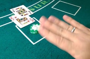 Blackjack stand