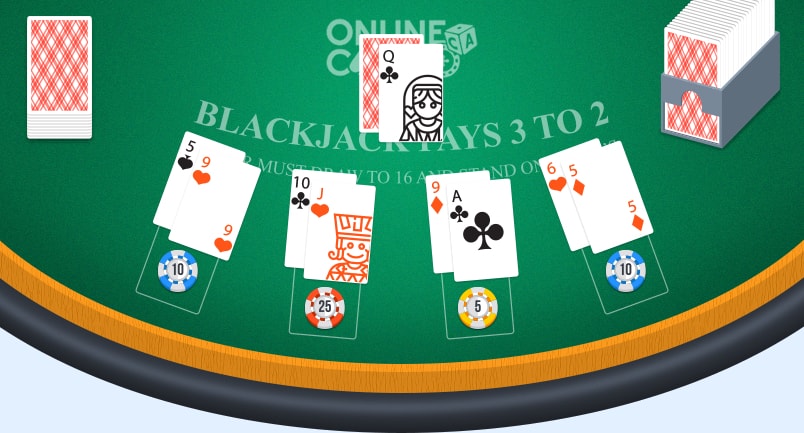 Blackjack zdobądź karty