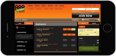 888 Sport zrzut ekranu na urządzeniu iPhone