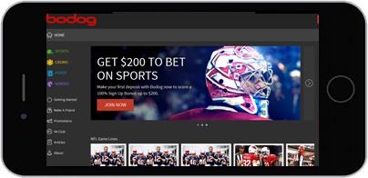 Bodog Sports screenshot na urządzeniu iPhone