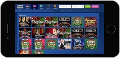 Zrzut ekranu Casino Heroes na urządzeniu iPhone