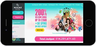Miami Dice zrzut ekranu na urządzeniu iPhone