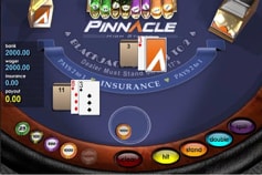 Podgląd rozgrywki w blackjacka