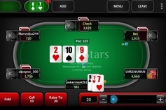 Podgląd stołu pokerowego