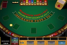 Podgląd gry Blackjack