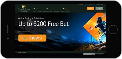Spin Palace Sports zrzut ekranu na urządzeniu iPhone