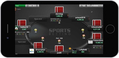 SportsBetting.ag zrzut ekranu na urządzeniu iPhone