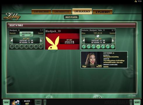 Lobby Blackjacka Na Żywo